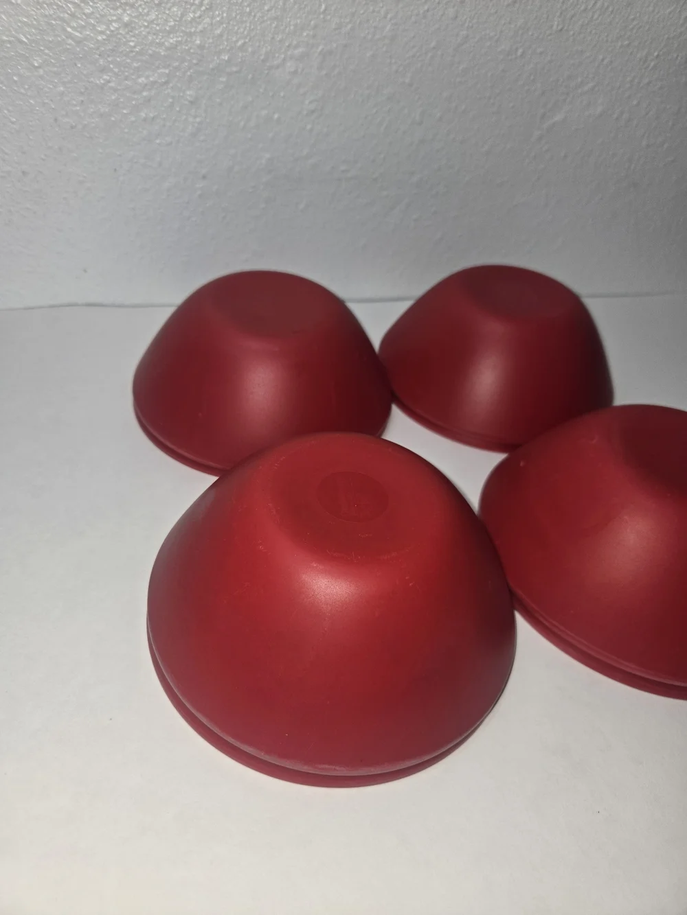 Red Dining Bowls - Set of 8